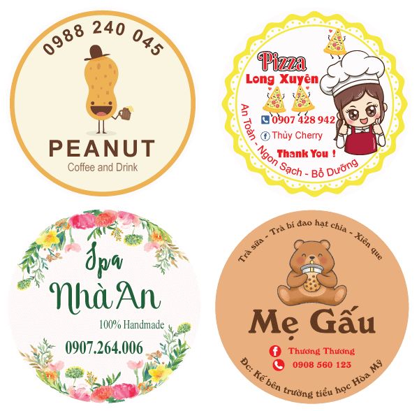 Mẫu tem nhãn thiết kế và in ấn chuyên nghiệp tại Smart Print