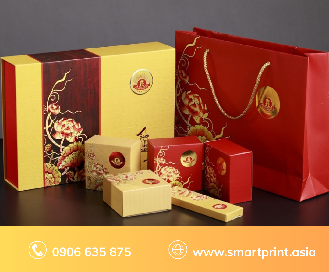 Hộp Trung Thu cao cấp in ấn bởi Smart Print - Mẫu thiết kế sang trọng năm 2025